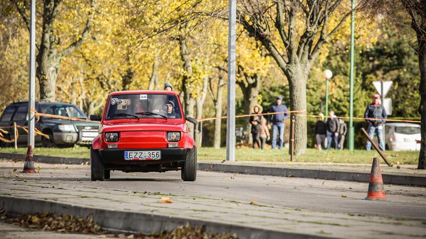 Žiemos sezoną greičio mėgėjai pasitiko „Pajūrio slalomu“