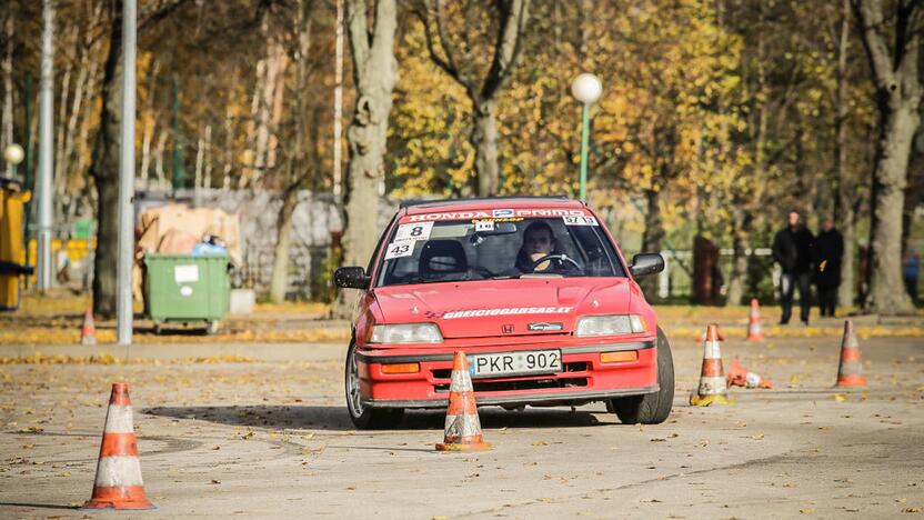 Žiemos sezoną greičio mėgėjai pasitiko „Pajūrio slalomu“