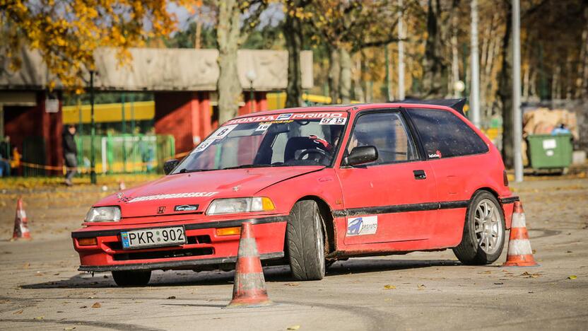 Žiemos sezoną greičio mėgėjai pasitiko „Pajūrio slalomu“