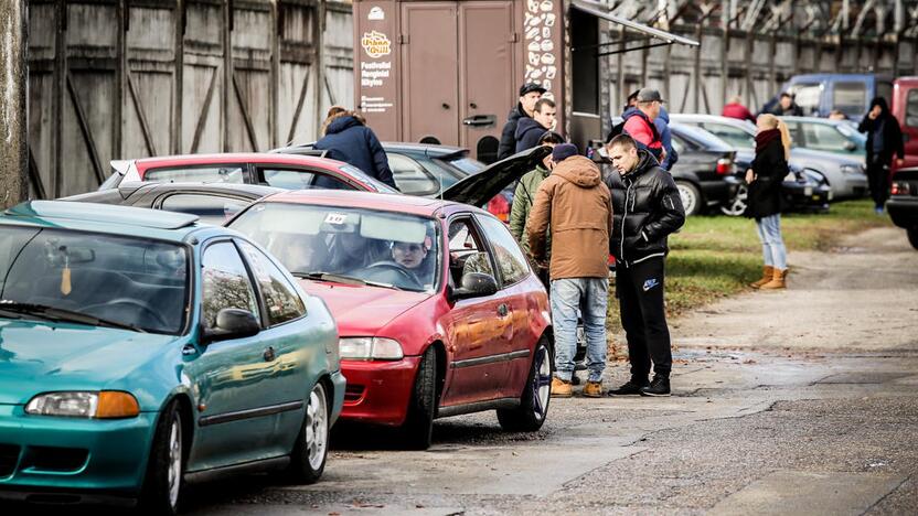 Žiemos sezoną greičio mėgėjai pasitiko „Pajūrio slalomu“