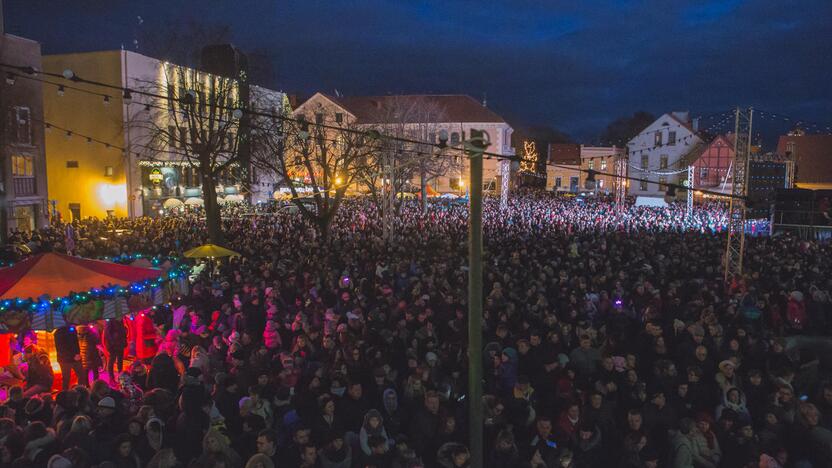 Klaipėdos Kalėdų eglės įžiebimas