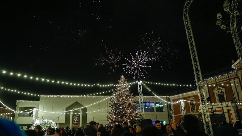 Naujametinis fejerverkas Klaipėdoje 2019