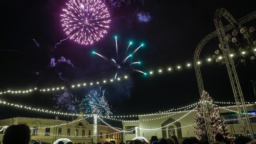 Naujametinis fejerverkas Klaipėdoje 2019