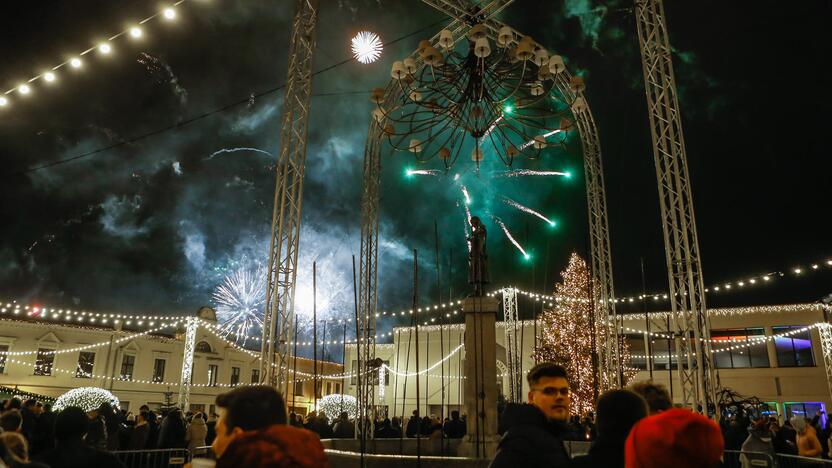 Naujametinis fejerverkas Klaipėdoje 2019