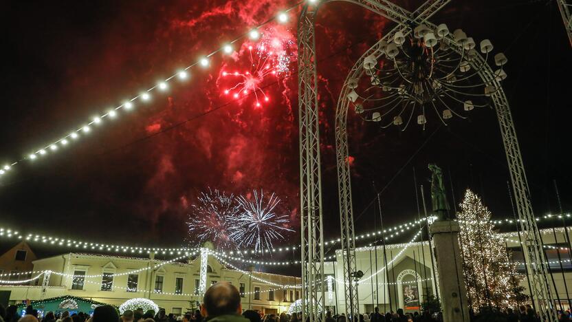 Naujametinis fejerverkas Klaipėdoje 2019