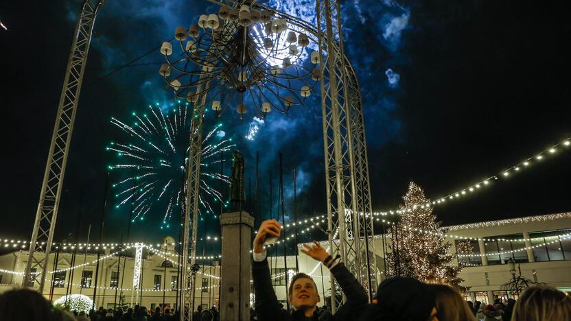 Naujametinis fejerverkas Klaipėdoje 2019