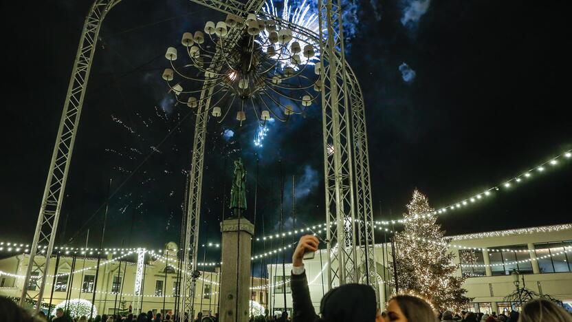 Naujametinis fejerverkas Klaipėdoje 2019