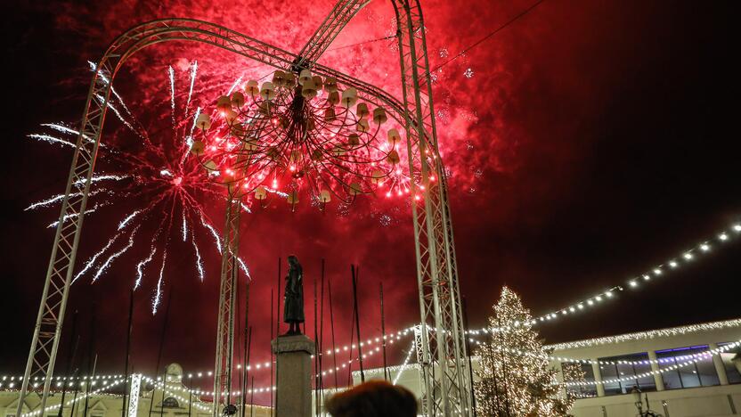 Naujametinis fejerverkas Klaipėdoje 2019