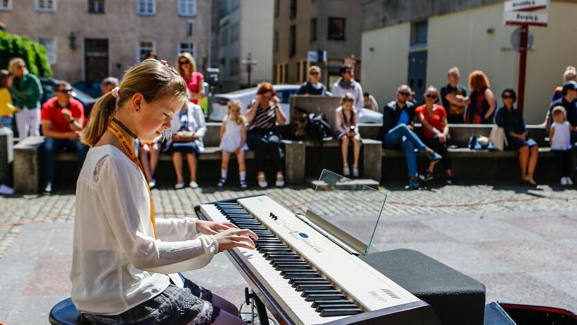 Gatvės muzika Klaipėdoje