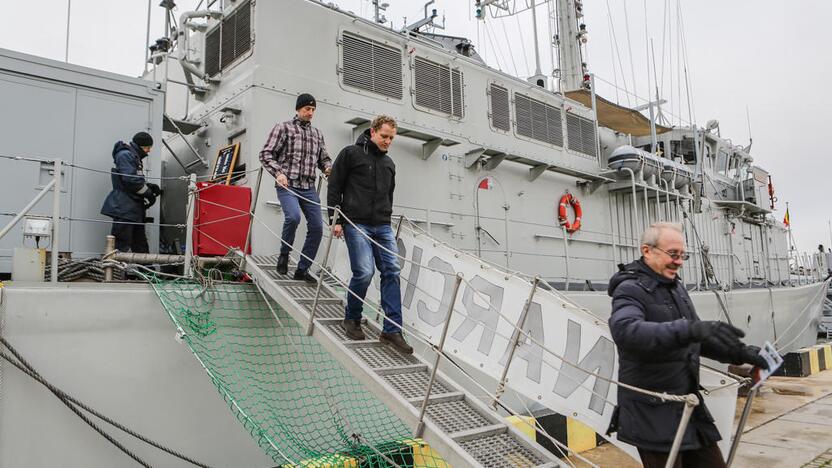 Klaipėdiečius sudomino NATO laivai