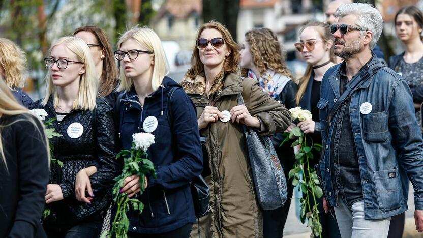 Studentų gedulo akcija