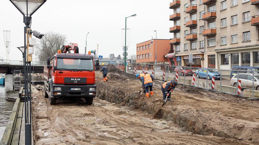 Naujo tilto per Danę statyba