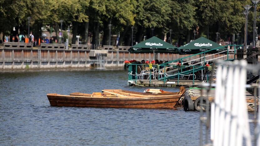 Pramogų Danės krantinėje patikra