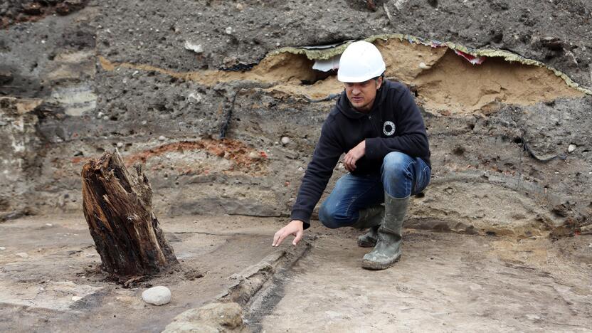 Archeologiniai kasinėjimai piliavietėje