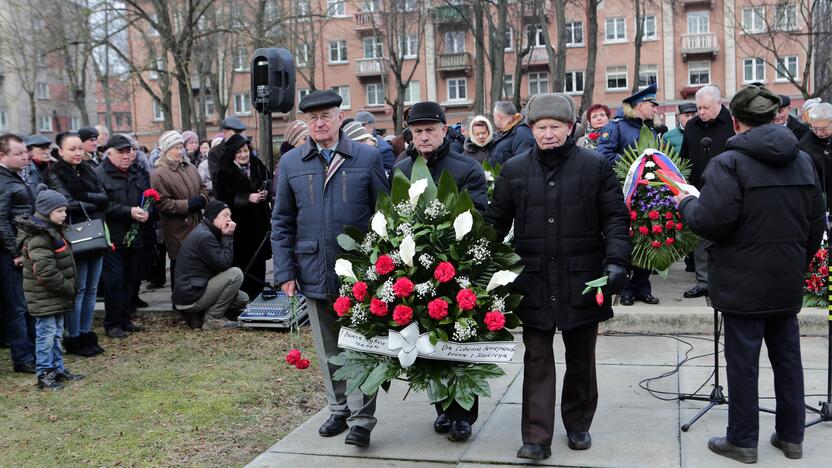 Veteranai minėjo raudonosios armijos įžengimo į Klaipėdą metinės