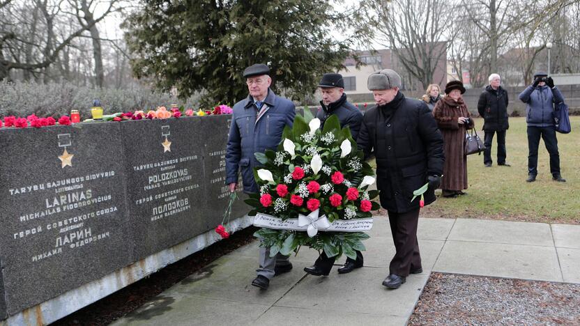 Veteranai minėjo raudonosios armijos įžengimo į Klaipėdą metinės