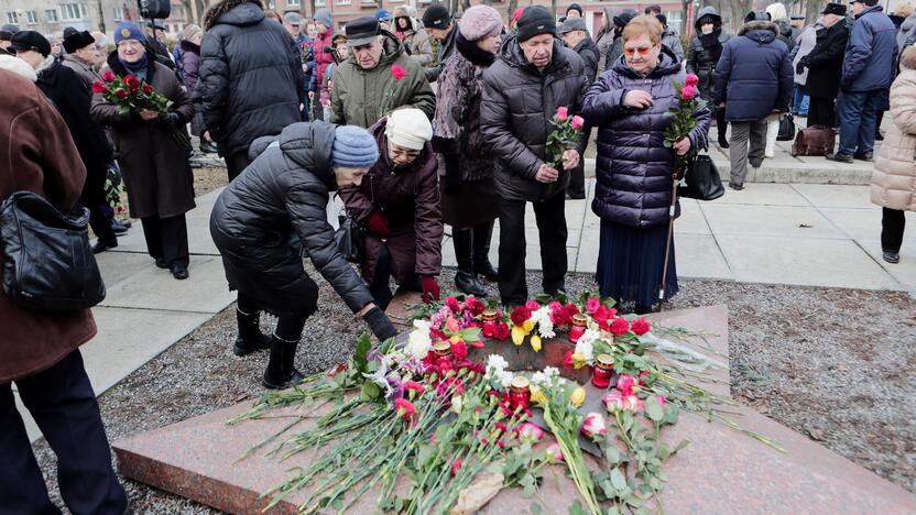 Veteranai minėjo raudonosios armijos įžengimo į Klaipėdą metinės