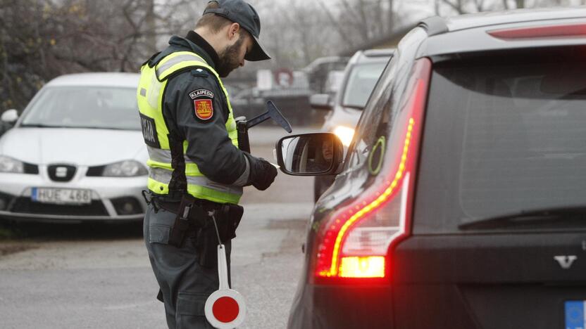 Policijos reidai Klaipėdoje