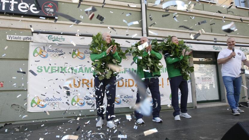 Olimpinė bronza parvežta į Klaipėdą