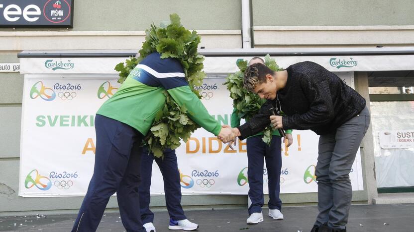 Olimpinė bronza parvežta į Klaipėdą