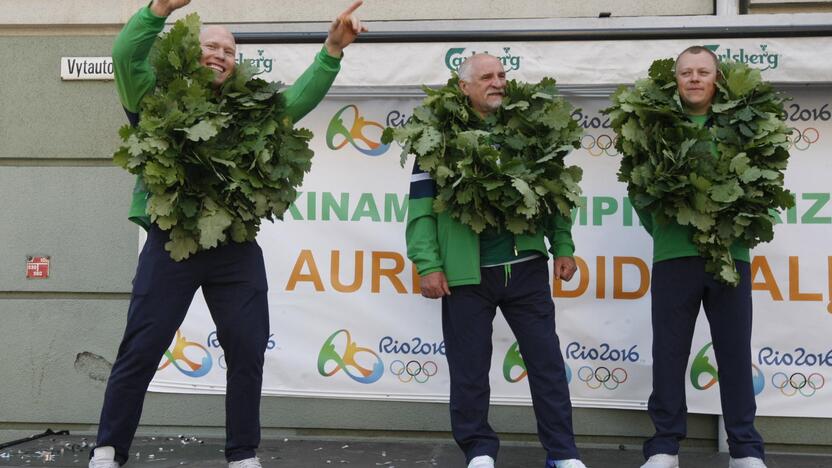 Olimpinė bronza parvežta į Klaipėdą