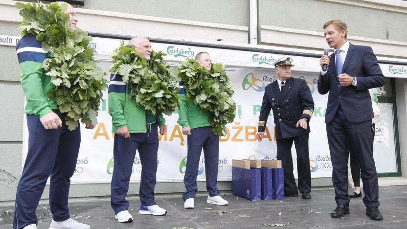 Olimpinė bronza parvežta į Klaipėdą