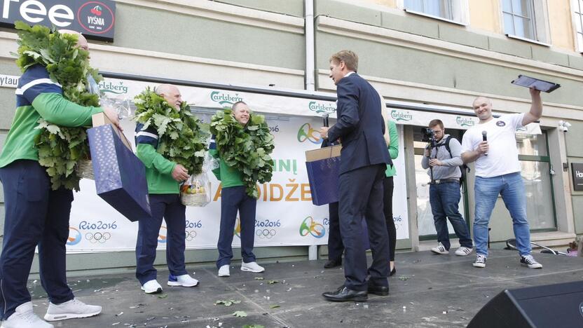 Olimpinė bronza parvežta į Klaipėdą