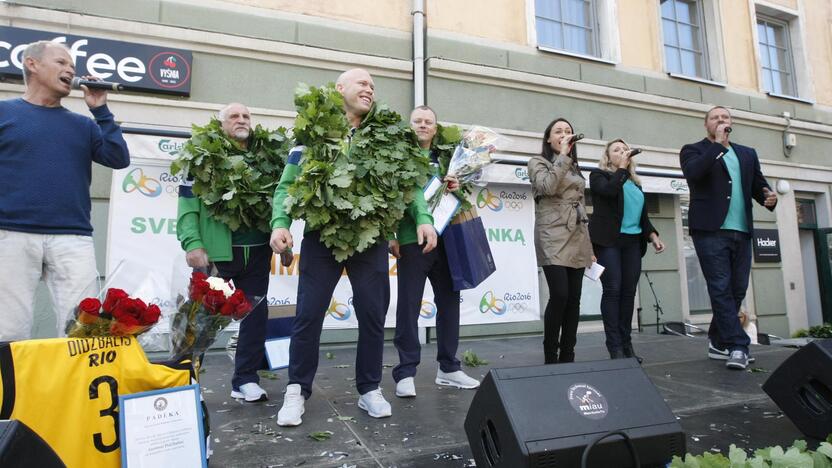 Olimpinė bronza parvežta į Klaipėdą