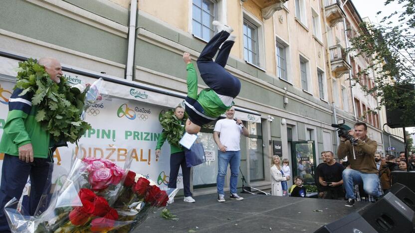 Olimpinė bronza parvežta į Klaipėdą