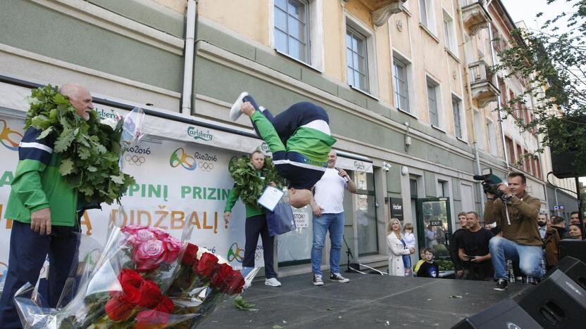 Olimpinė bronza parvežta į Klaipėdą