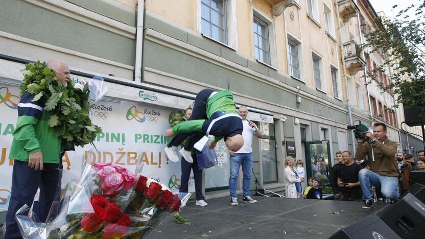 Olimpinė bronza parvežta į Klaipėdą