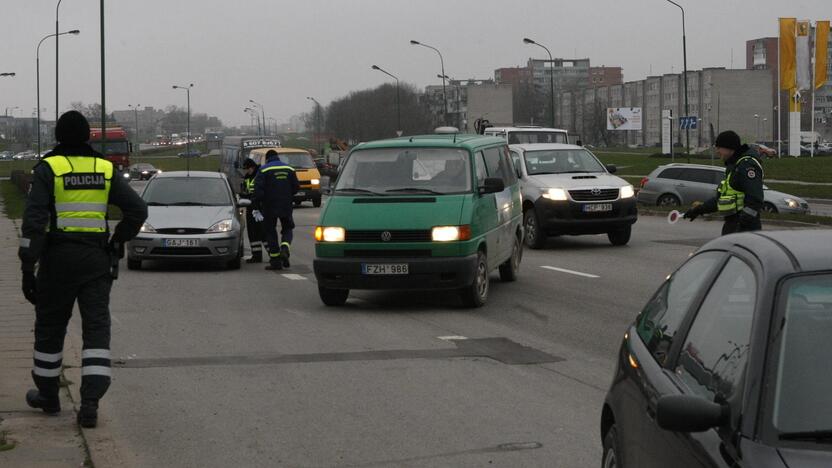 Policijos reidas Klaipėdoje