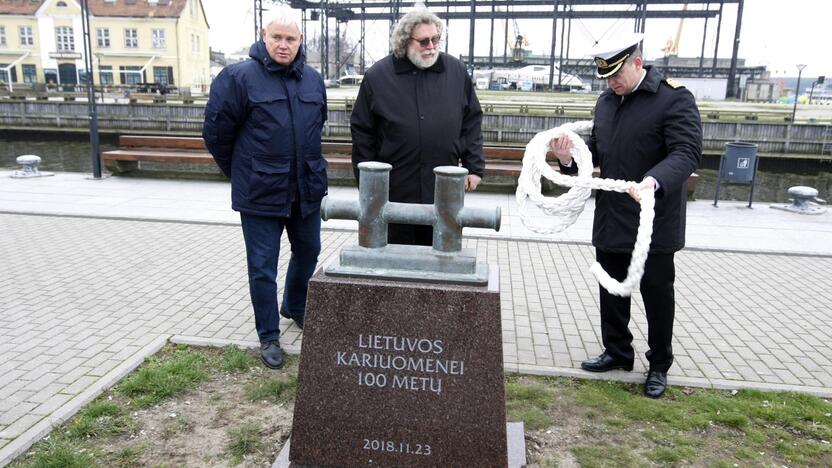 Laivo knechto atidengimo ceremonija