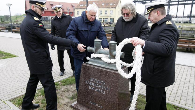 Laivo knechto atidengimo ceremonija