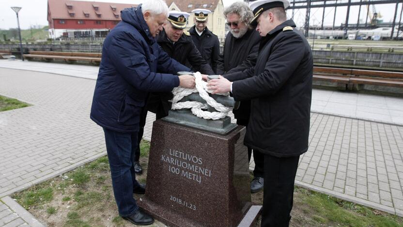 Laivo knechto atidengimo ceremonija