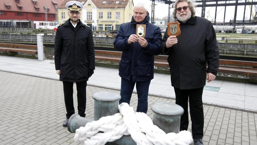 Laivo knechto atidengimo ceremonija