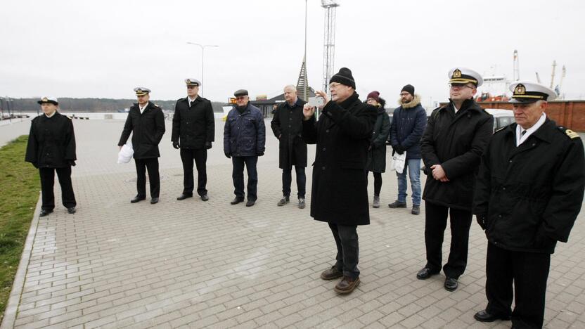 Laivo knechto atidengimo ceremonija