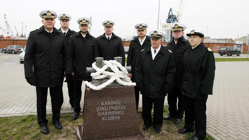 Laivo knechto atidengimo ceremonija