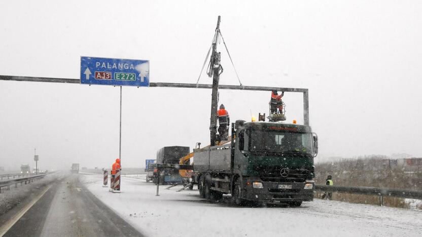 Dėl įspūdingo krovinio išjungs elektrą