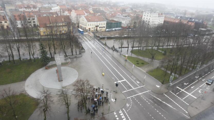 Vėliavos pakėlimas Klaipėdoje