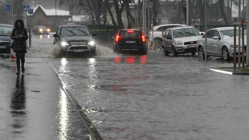 Potvynis Klaipėdoje 2017