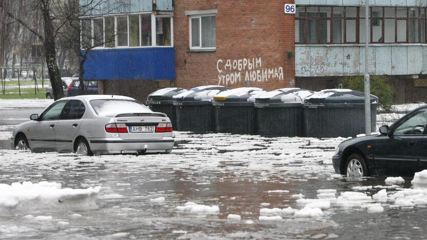 Potvynis Klaipėdoje 2017