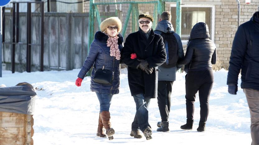 Klaipėdiečiai šeštadienį laiką leido prie jūros