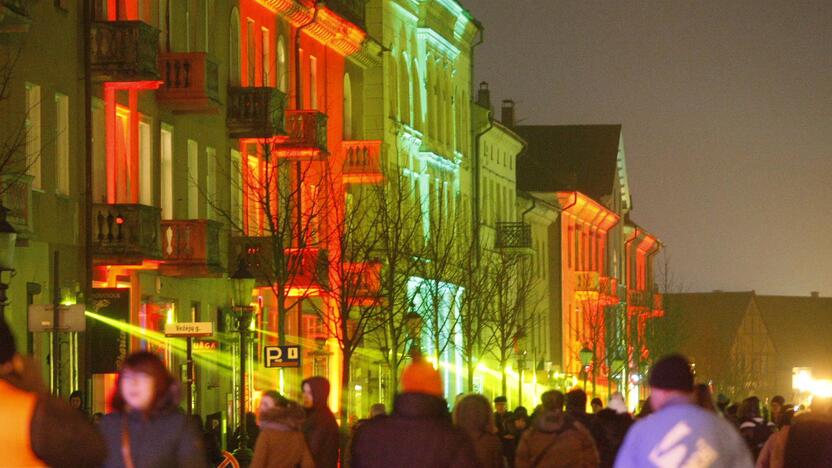 Klaipėdos šviesų festivalio atidarymas