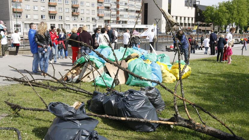 Danės upės valymo akcija