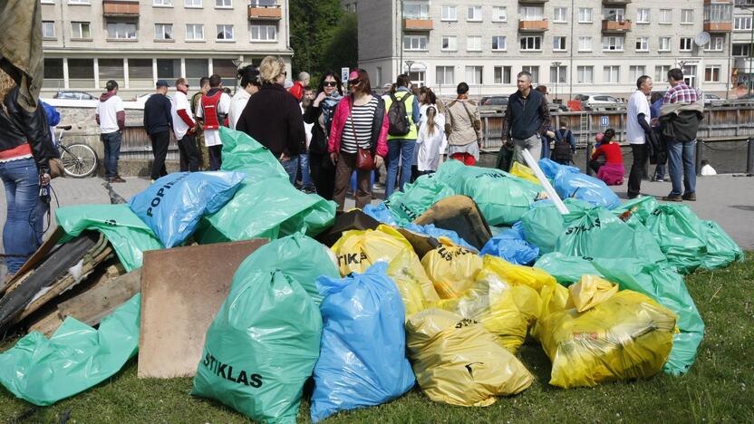 Danės upės valymo akcija