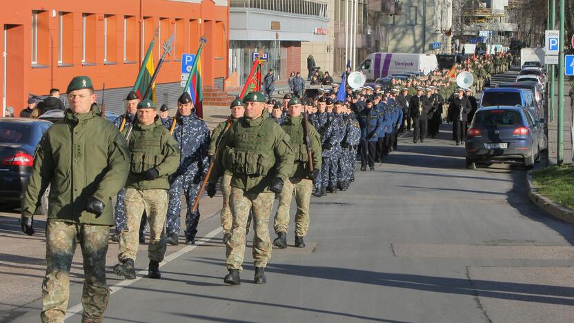 Lietuvos kariuomenės dienos minėjimas Klaipėdoje