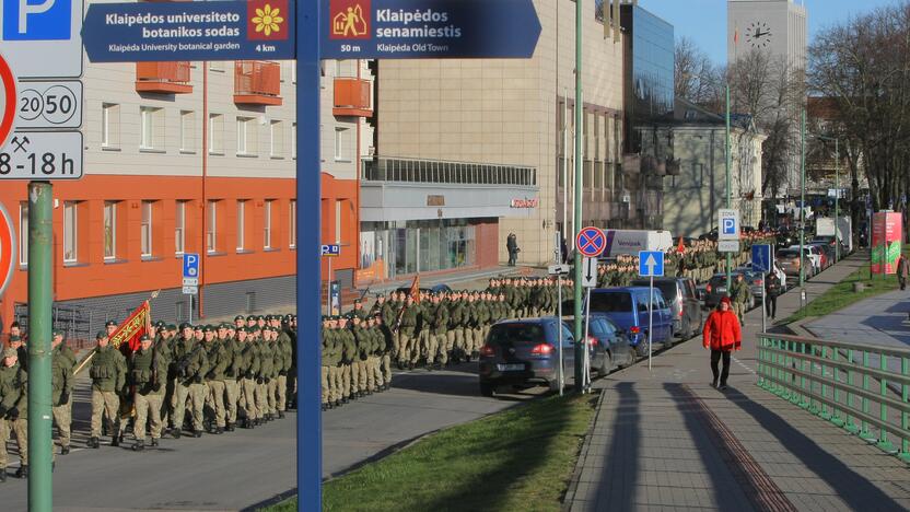 Lietuvos kariuomenės dienos minėjimas Klaipėdoje