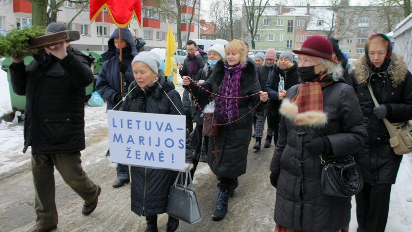 Piligrimų žygis per Klaipėdą