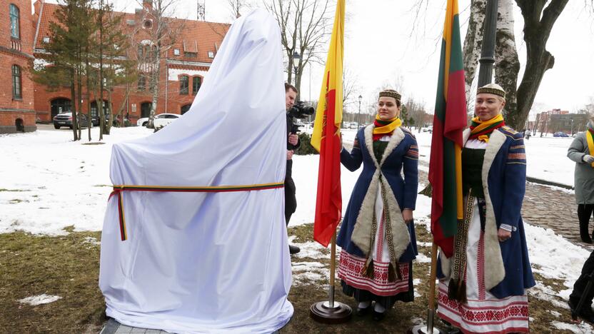  Alfonsui Žaliui biusto atidengimo ceremonija